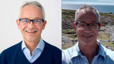 før- og etter-bilde av mann