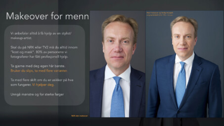 Makeover for menn - før og etter
